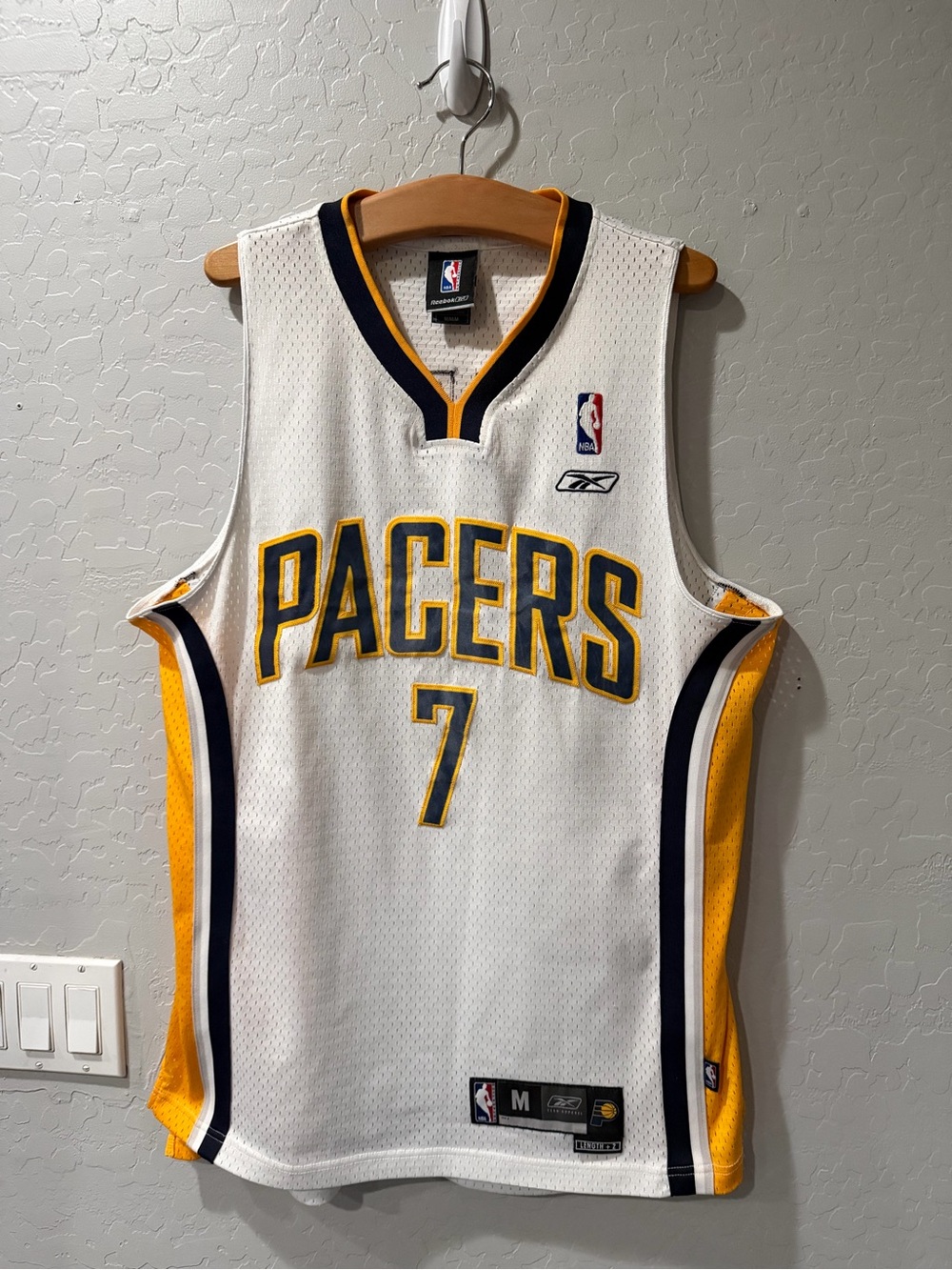 Vintage Reebok Jermaine O’Neal Pacers Jersey Medium Bin 1